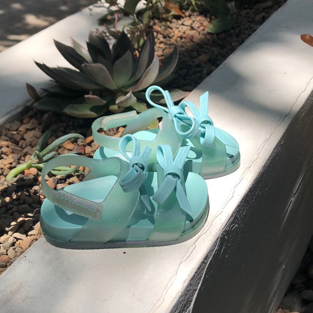 Mini Melissa/Jason Wu Cosmic Sandal Aqua